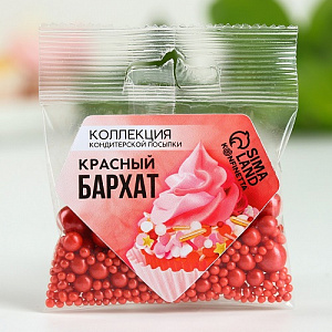 Кондитерская посыпка «Красный бархат», 25 г.
